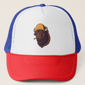 Casquette Buffle avec un Casque