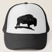 Casquette Buffle noir et blanc (Devant)