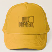 Casquette Built Different – Minimalist Motivational Hat (Devant)