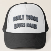 Casquette Built Tough Loves Hard Graphic - Blue-Collar Dad (Devant)