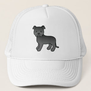 Casquette Bull Terrier Anglais Staffordshire noir
