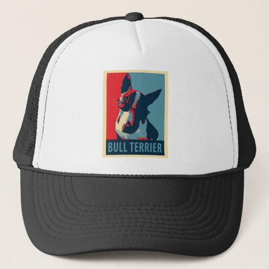 Casquette Bull Terrier Parodie politique (Devant)