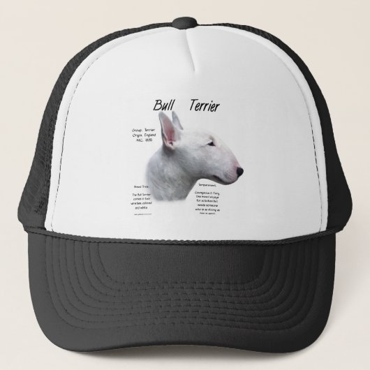 Casquette Bull Terrier (wht) Historique Conception (Devant)