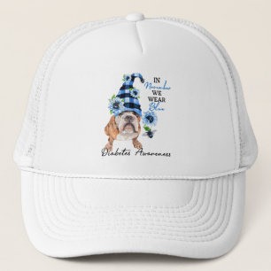 Casquette Bulldog November We Wear Blue Diabetes Awareness