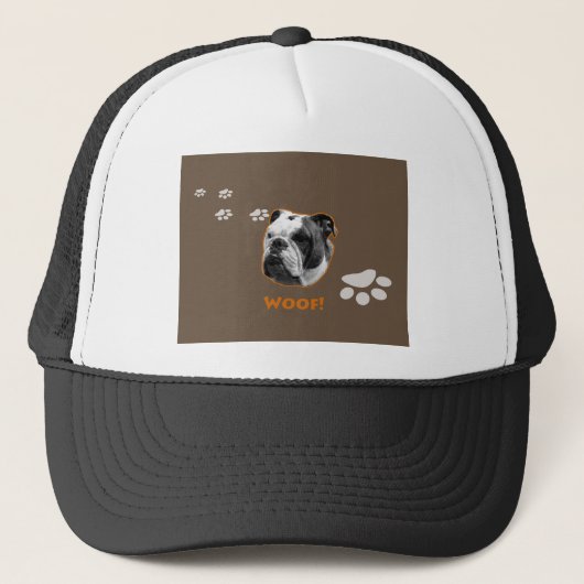 Casquette Bulldog Woof (Devant)