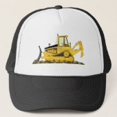 Casquette Bulldozer jaune (Devant)