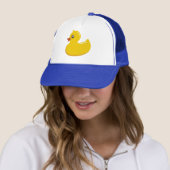 Casquette Bulles mignonnes/bleues en caoutchouc mignonnes (En situation)
