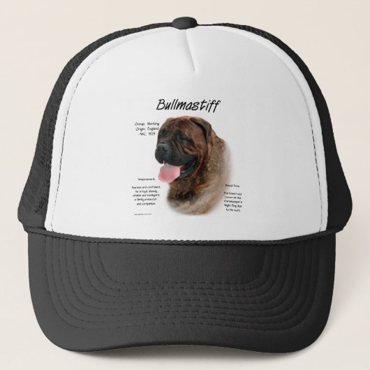 Casquette Bullmastiff (broche) (Devant)