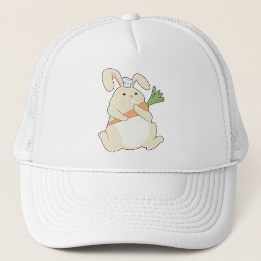 Casquette Bunny comme cuire avec de la carotte (Devant)