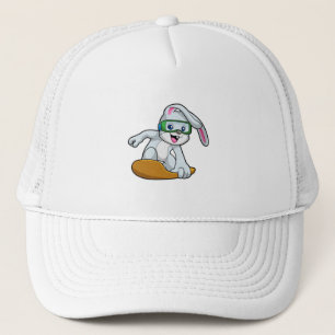 Casquette Bunny en Snowboard avec Snowboard