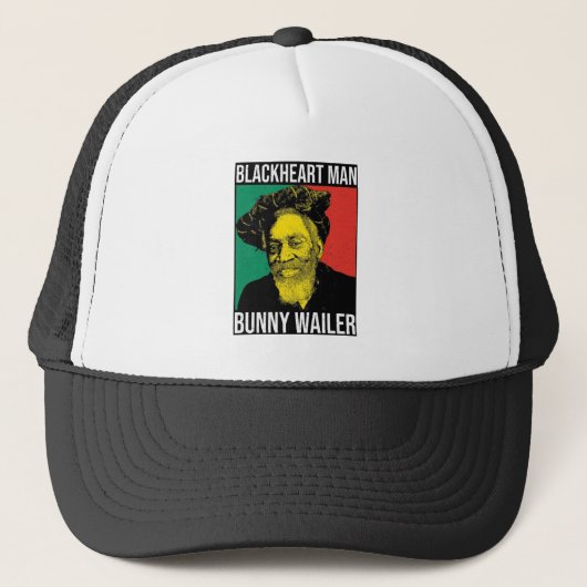 Casquette Bunny Wailer Cap Shirt Reggae Rasta Jamaika Roots  (Devant)