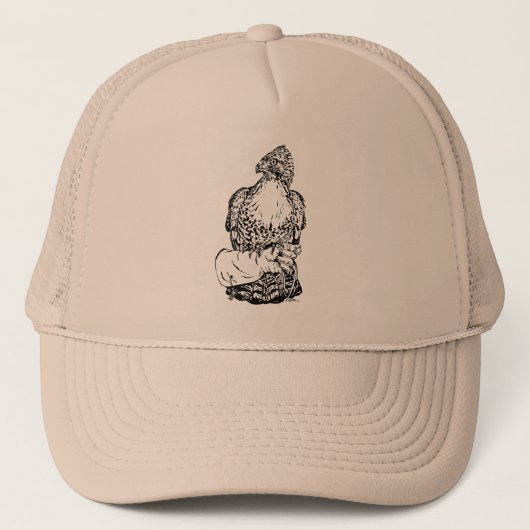 Casquette Buse à queue rouge sur Glove (Devant)