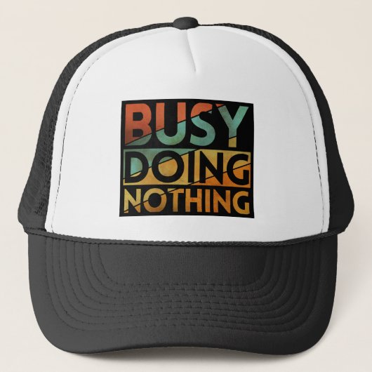 CASQUETTE BUSY NE FAIT RIEN (Devant)