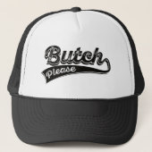 Casquette Butch Please - Script Rétro (Devant)