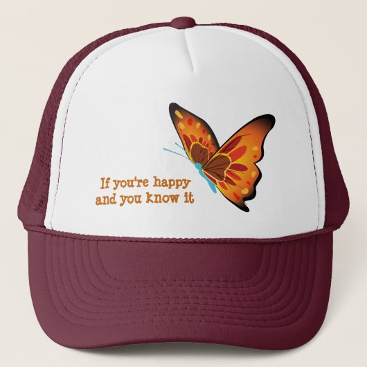 Casquette Butterfly Hat - Happy Hat (Devant)