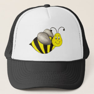 Casquette Buzz de l'insecte du bourdon d'abeille jaune noir