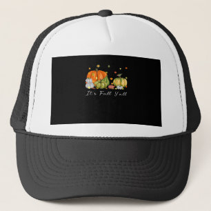 Casquette C’est automne Y’all Halloween Citrouille L’automne