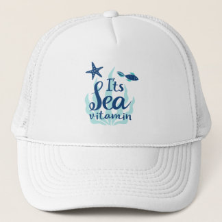 Casquette C’est de la vitamine de la mer - Amusant thé d’été