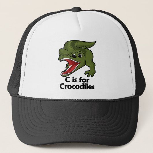 Casquette C est pour le crocodile (Devant)