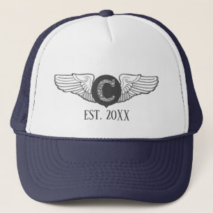 Casquette C Personalized Monogram Aviation Pilot Wings