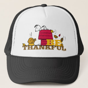 Casquette cacahuètes   Snoopy Be Thankful