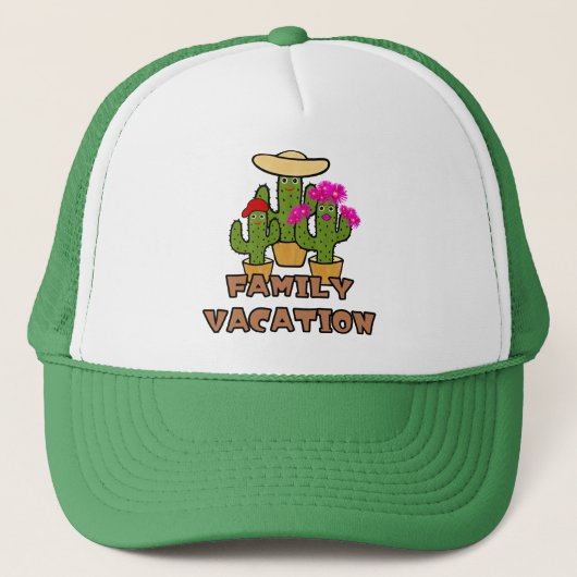 Casquette Cactus amusants (Devant)