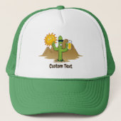 Casquette Cactus avec bière (Devant)