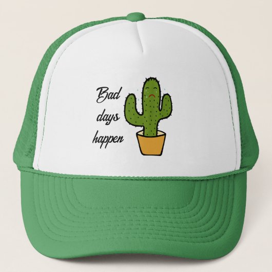Casquette Cactus vert (Devant)