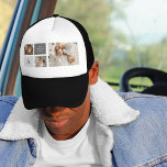 Casquette Cadeau Collage familial personnalisé<br><div class="desc">Voici notre magnifique Collage Photo à thème gris, le cadeau familial ultime qui capture des souvenirs chéris de façon personnalisée et élégante. Ce collage soigneusement travaillé présente les beaux moments et les liens partagés au sein de votre famille, ce qui en fait un cadeau vraiment spécial et sincère. Avec son...</div>