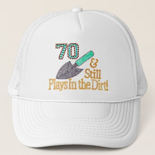 Casquette Cadeau d'anniversaire de jardinage d'humour (Devant)