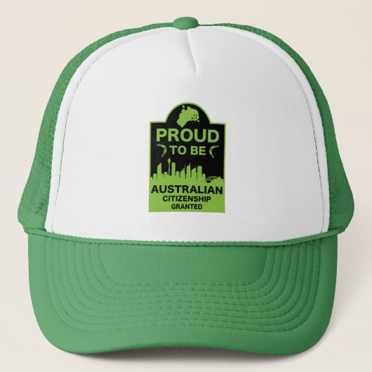 Casquette Cadeau de citoyenneté australienne (Devant)