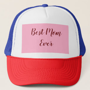 Casquette Cadeau de fête des mères rose rouge meilleur maman