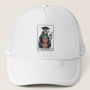 Casquette Cadeau de fin d'études drôle de squelette diplômé 