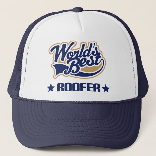 Casquette Cadeau de Roofer (mondes meilleurs) (Devant)