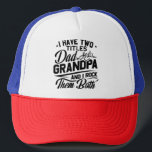 Casquette Cadeau de style rétro cool pour les nouveaux grand<br><div class="desc">N'importe quel homme qui a deux titres comme papa et grand-père va l'AIMER !</div>
