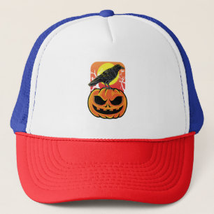 Casquette Cadeau de veilleur d'oiseaux de Halloween Corbeau