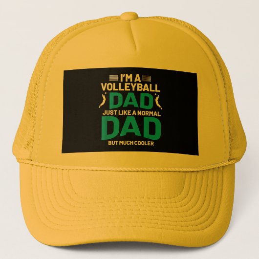 Casquette Cadeau De Volley-Ball Mignonne Pour Les Pères Et L (Devant)