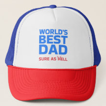Cadeau drôle bleu pour la fête des pères Meilleur