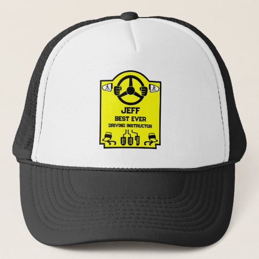 Casquette Cadeau drôle pour moniteur d'auto-école (Devant)