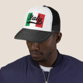 Casquette Cadeau (italien) de drapeau de l'Italie (En situation)