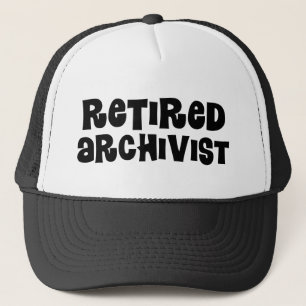 Casquette Cadeau retiré d'archiviste