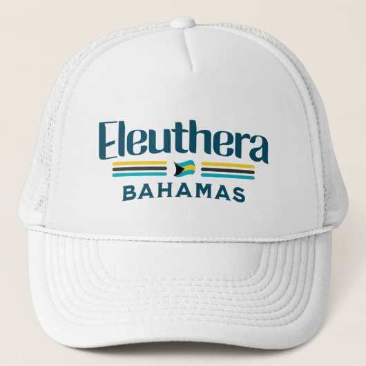 Casquette Cadeau souvenir Bahamas : Eleuthera Bahamas Drapea (Devant)