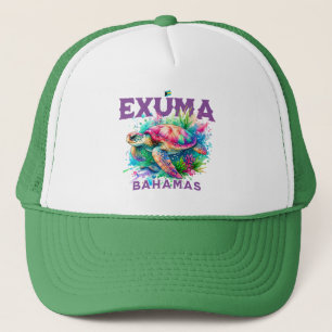Casquette Cadeau souvenir Bahamas : Exuma Bahamas Sea Turtle