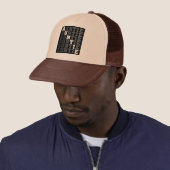 Casquette Cadeau Tante Typographie (En situation)