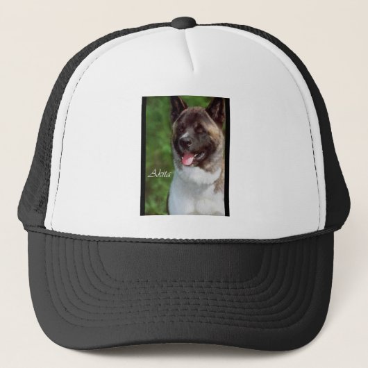 Casquette Cadeaux d'art d'Akita (Devant)