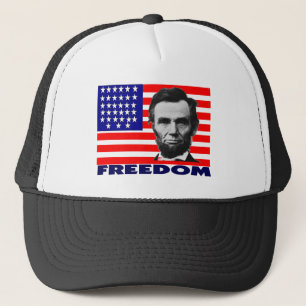 Casquette Cadeaux d'art de drapeau de "liberté" d'Abe
