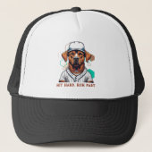 Casquette Cadeaux de chiens cool pour les joueurs de basebal (Devant)