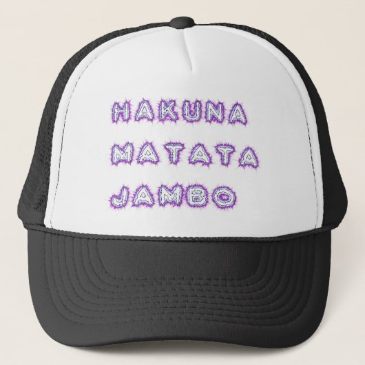 CASQUETTE CADEAUX DE HAKUNA MATATA JAMBO (Devant)
