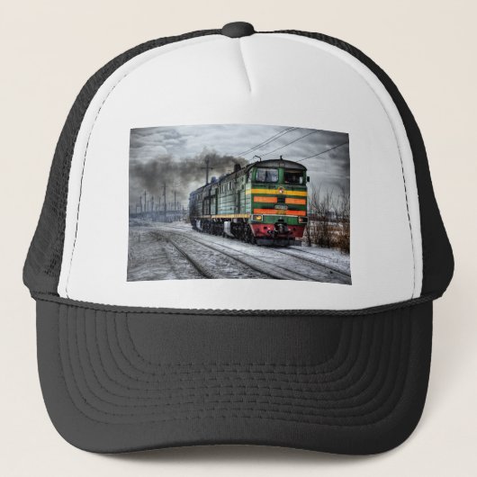 Casquette Cadeaux de locomotive diesel pour des amants de (Devant)