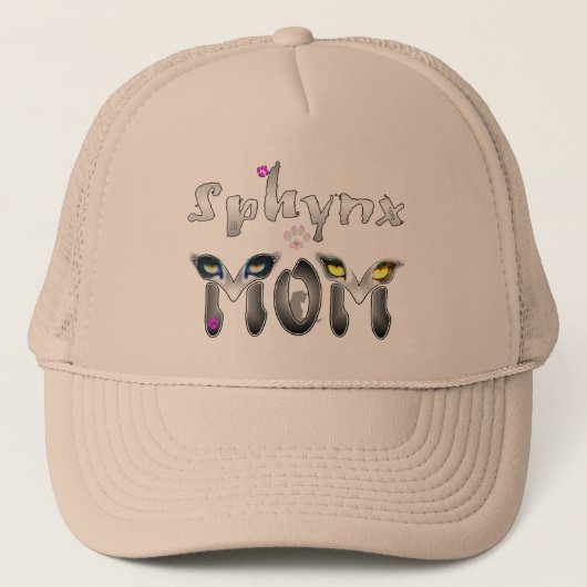 Casquette Cadeaux de maman de chat de Sphynx (Devant)